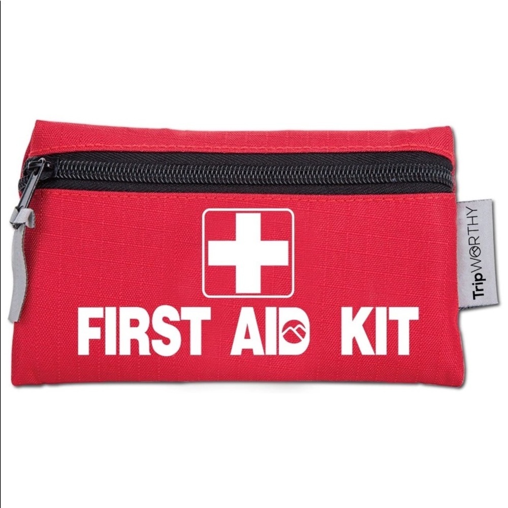 Travel Size First Aid Kit: 100 Piece Small - Picture 1 of 6
